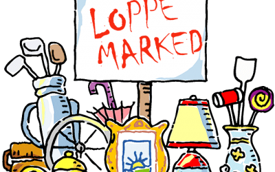 Loppemarked på Øksenbjergvej 13. august kl. 10 -14