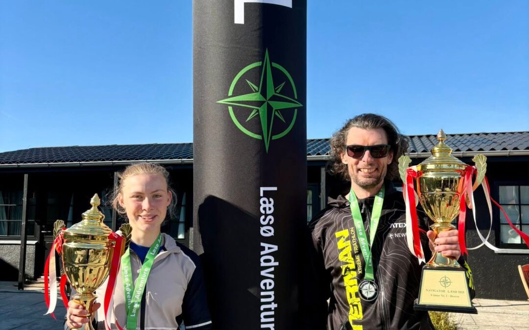 Jannick og Anne vinder Adventure race på Læsø